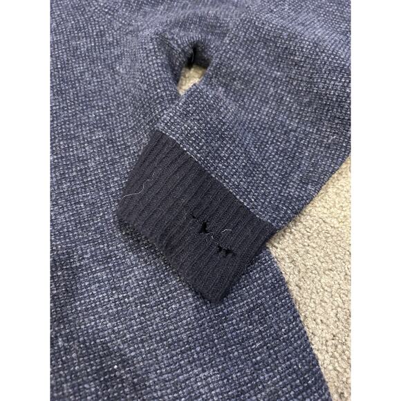 J. Crew Sweater Mens Large Blue Supersoft Crewneck wool Blend Pullover - Picture 2 of 6